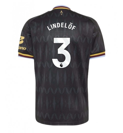 Aston Villa Victor Lindelof #3 Venkovní Dres 2026-27 Krátký Rukáv Aston Villa Victor Lindelof #3 Venkovní Dres 2026-27 Krátký Rukáv